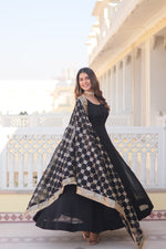 Load image into Gallery viewer, Jeesica Faux Blooming Pink Anarkali | Shoppers Trend
