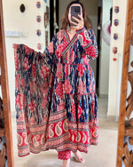 Load image into Gallery viewer, Jasmin Pure Cotton Anarkali | Shoppers Trend

