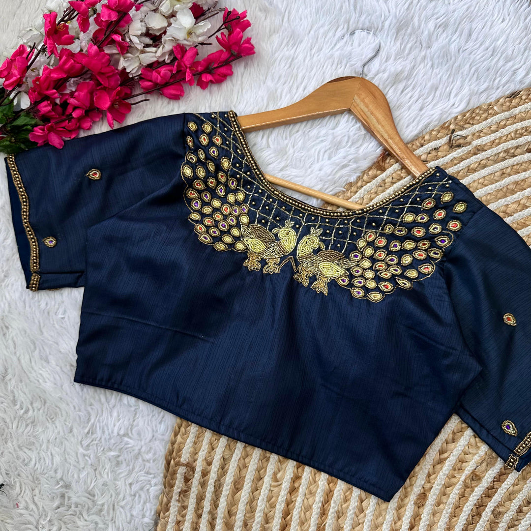 Divisha Kimora Silk Stitched Blouse | Shoppers Trend