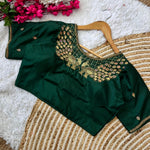 Load image into Gallery viewer, Divisha Kimora Silk Stitched Blouse | Shoppers Trend
