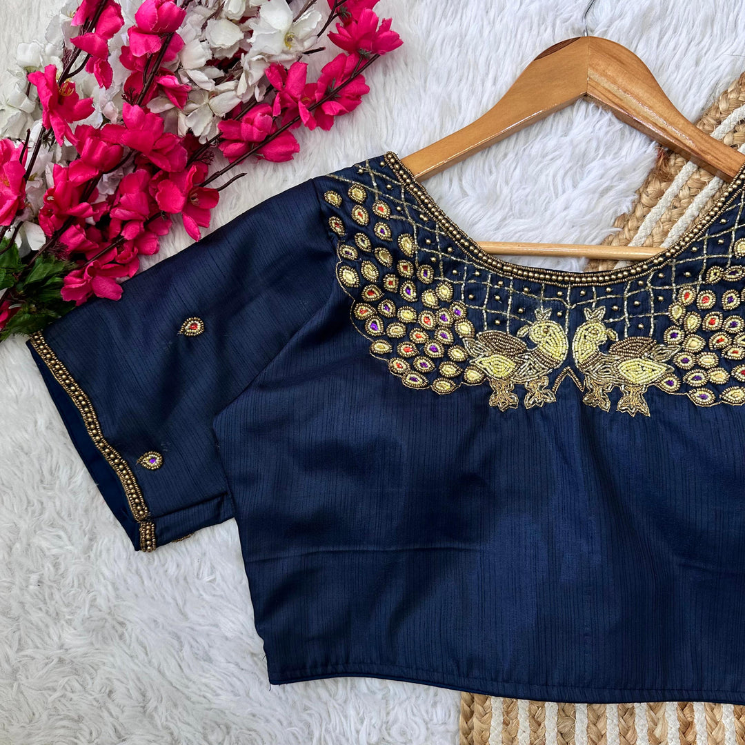 Divisha Kimora Silk Stitched Blouse | Shoppers Trend