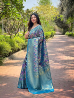 Load image into Gallery viewer, Krishika Softy Silk Saree | Shoppers Trend
