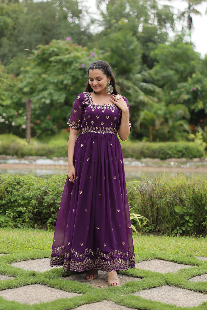 Falguni Faux Blooming Gown | Shoppers Trend