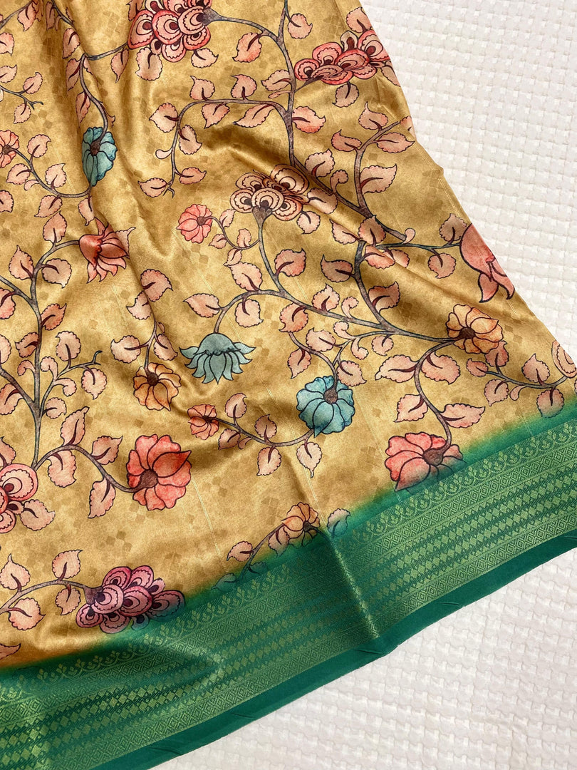 Aadvika Pure Soft Tussar Silk Saree | Shoppers Trend