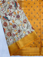 Load image into Gallery viewer, Jaamini Pure Soft Tussar Silk Cream Saree | Shoppers Trend
