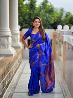 Load image into Gallery viewer, Paarul Soft Paithani Silk Saree | Shoppers Trend
