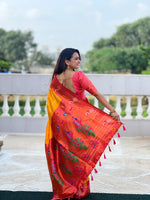 Load image into Gallery viewer, Minali Soft Pethani Silk Saree | Shoppers Trend
