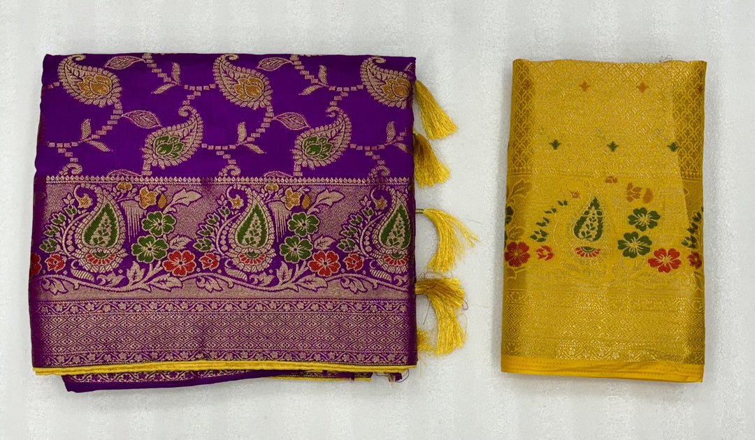 Hitanshi Dola Silk Saree | Shoppers Trend