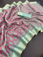 Load image into Gallery viewer, Sajan Pure Kanjivaram Zari Silk Saree | Shoppers Trend
