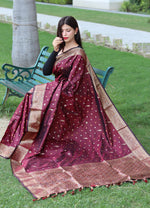 Load image into Gallery viewer, Hitanshi Pure Soft Silk Saree | Shoppers Trend
