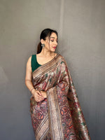 Load image into Gallery viewer, Geetha Soft Silk Saree | Shoppers Trend
