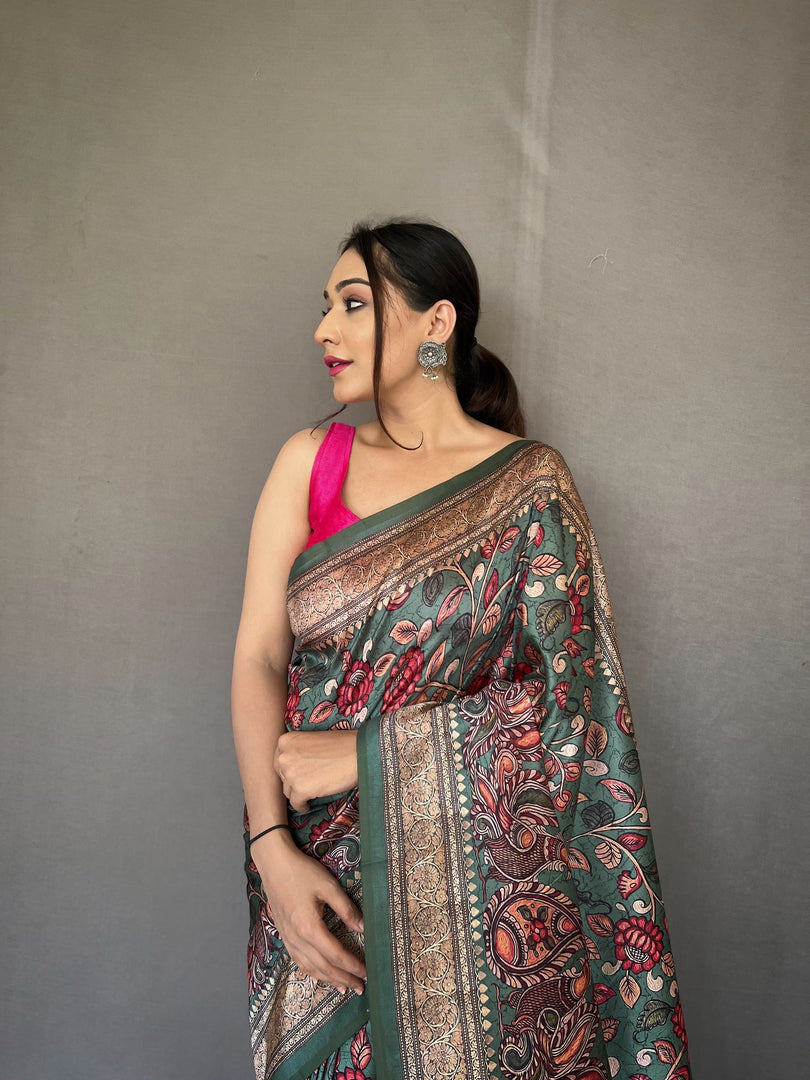 Geetha Soft Silk Saree | Shoppers Trend