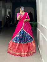 Load image into Gallery viewer, Babita Mysore Silk Dhavani / Langa Davani / Half Sarees | Shoppers Trend
