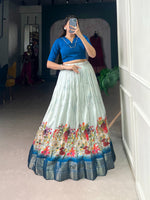 Load image into Gallery viewer, Daivi Cotton Silk Dhavani  / Langa Davani | Shoppers Trend
