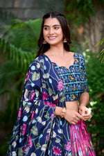 Load image into Gallery viewer, Shreya Tussar Silk Dhavani / Langa Davani / Half Sarees | Shoppers Trend
