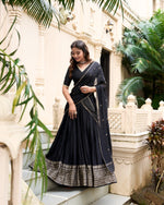 Load image into Gallery viewer, Maya Pure Chanderi Dhavani / Langa Davani / Half Sarees | Shoppers Trend
