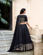 Load image into Gallery viewer, Maya Pure Chanderi Dhavani / Langa Davani / Half Sarees | Shoppers Trend
