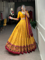 Load image into Gallery viewer, Kavya Tussar Silk Dhavani / Half Saree Set | Shoppers Trend
