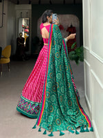 Load image into Gallery viewer, Kavya Tussar Silk Dhavani / Half Saree Set | Shoppers Trend
