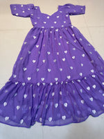 Load image into Gallery viewer, Nivya Maska Cotton Purple Dress | Shoppers Trend
