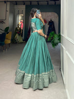 Load image into Gallery viewer, Minaxi Pure Chanderi Dhavani Set / Half Saree | Shoppers Trend
