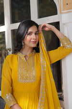 Load image into Gallery viewer, Maya Faux Blooming Georgette Anarkali | Shoppers Trend
