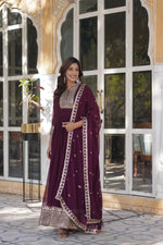 Load image into Gallery viewer, Maya Faux Blooming Georgette Anarkali | Shoppers Trend
