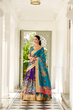 Load image into Gallery viewer, Nirma Dola Silk Dhavani Set / Half Saree / Langa voni | Shoppers Trend
