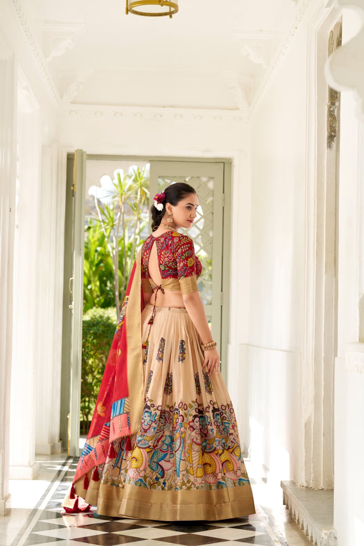 Nirma Dola Silk Dhavani Set / Half Saree / Langa voni | Shoppers Trend