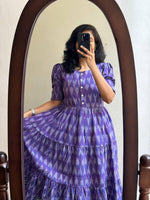 Load image into Gallery viewer, Jagu Soft Cotton Purple Dress | Shoppers Trend
