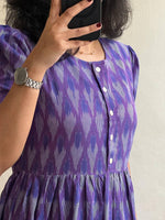 Load image into Gallery viewer, Jagu Soft Cotton Purple Dress | Shoppers Trend
