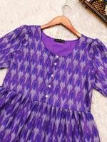 Load image into Gallery viewer, Jagu Soft Cotton Purple Dress | Shoppers Trend
