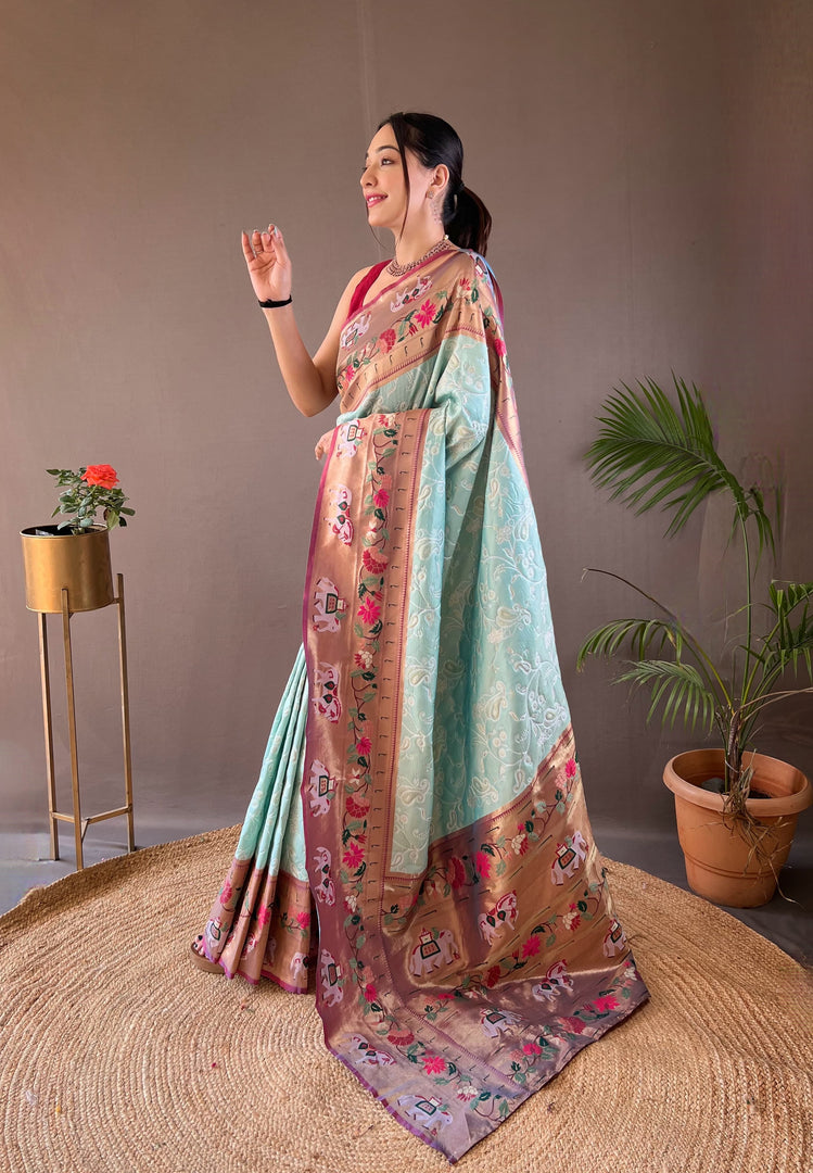 Maitri Paithani Saree | Shoppers Trend