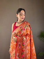 Load image into Gallery viewer, Maitri Paithani Saree | Shoppers Trend
