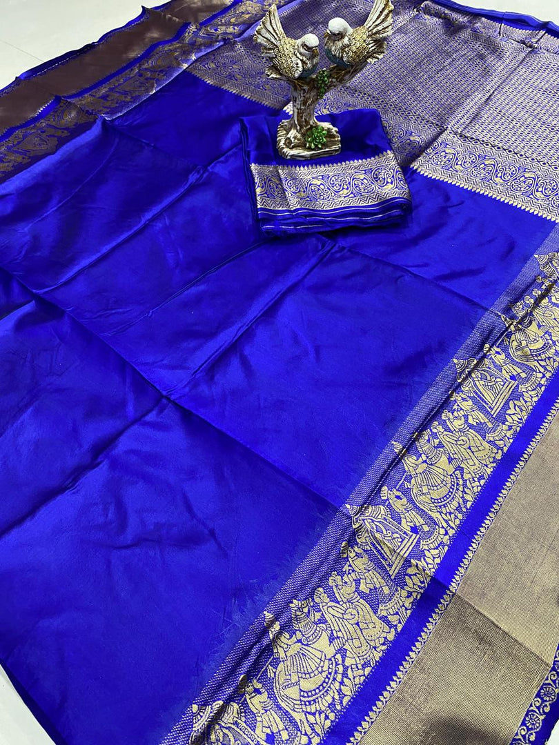 Sonali Soft Lichi Silk Saree | Shoppers Trend