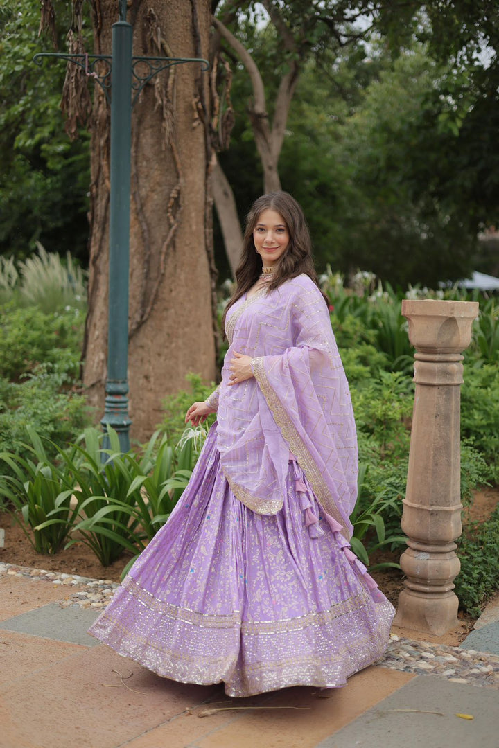 Dhevani  Pure Dyable Viscose Jacquard Dhavani Set / Half Saree / Langa voni | Shoppers Trend