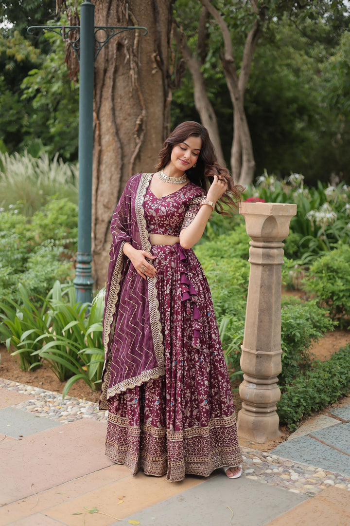 Dhevani  Pure Dyable Viscose Jacquard Dhavani Set / Half Saree / Langa voni | Shoppers Trend