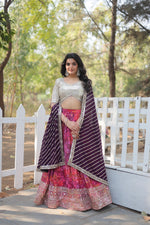 Load image into Gallery viewer, Seema Faux Georgette Dhavani Set / Half Saree / Langa voni | Shoppers Trend
