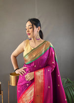 Load image into Gallery viewer, Laxmi Paithani Saree | Shoppers Trend
