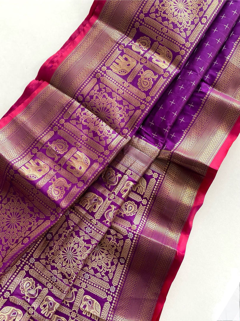 Ratan Kanjivaram Saree | Shoppers Trend