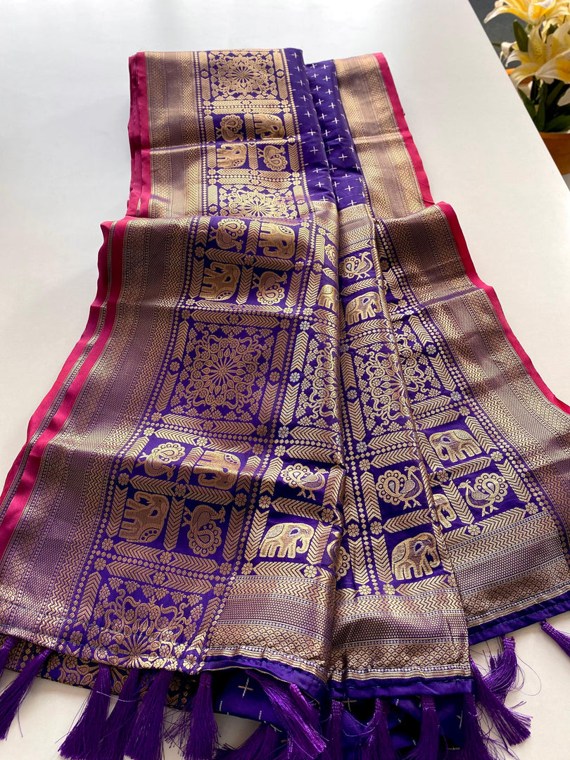 Ratan Kanjivaram Saree | Shoppers Trend