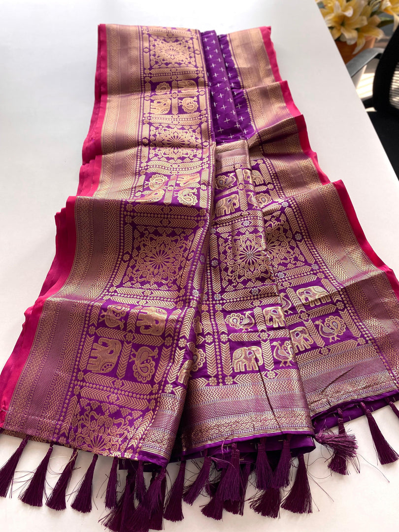 Ratan Kanjivaram Saree | Shoppers Trend