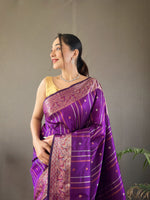 Load image into Gallery viewer, Goral Silk Saree | Shoppers Trend

