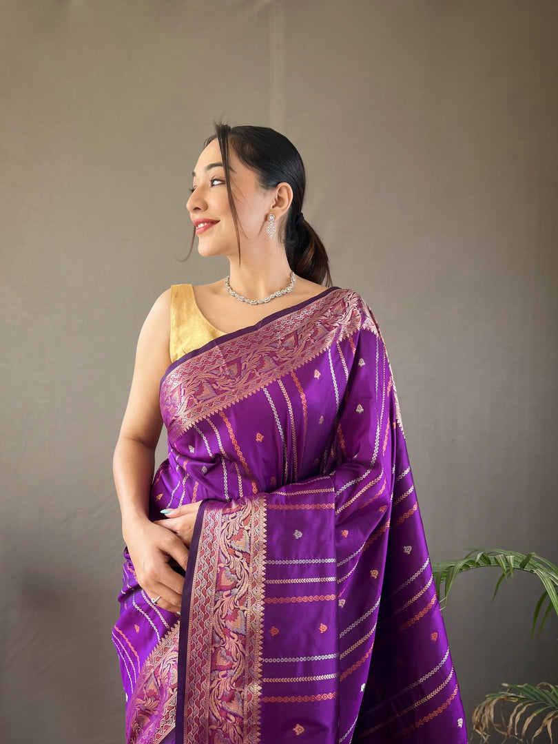 Goral Silk Saree | Shoppers Trend