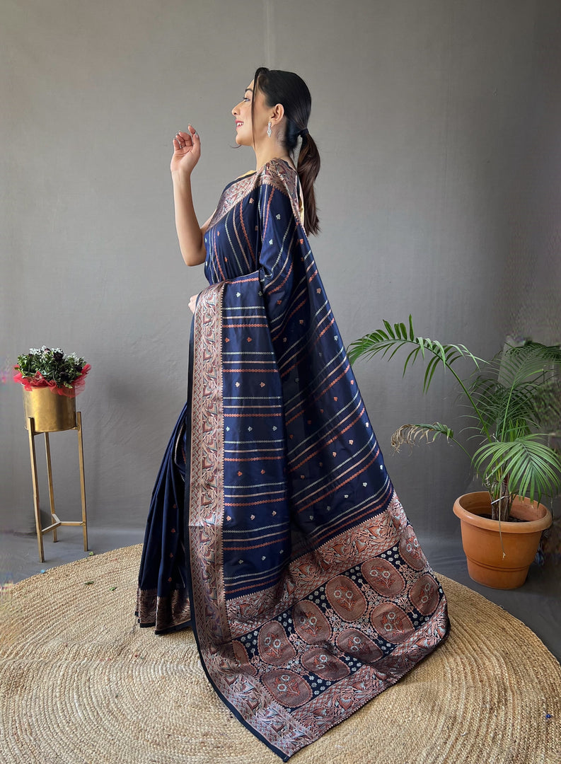 Goral Silk Saree | Shoppers Trend