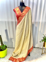 Load image into Gallery viewer, Anjali Pure Soft Paithani Silk Saree | Shoppers Trend
