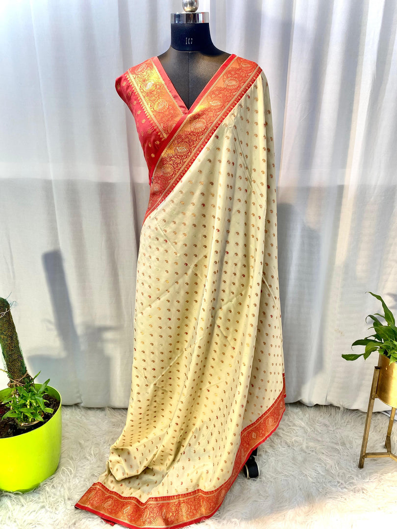 Anjali Pure Soft Paithani Silk Saree | Shoppers Trend
