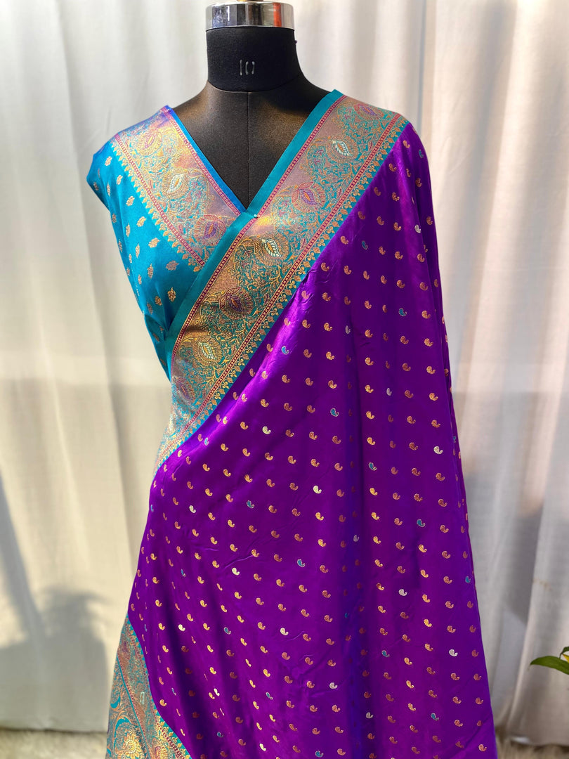 Anjali Pure Soft Paithani Silk Saree | Shoppers Trend