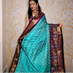 Load image into Gallery viewer, Kavya Semi Tussar Silk Saree | Shoppers Trend
