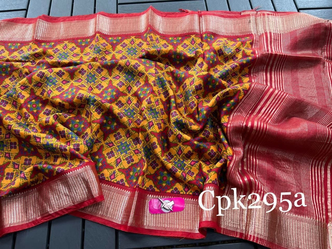 Nidhi Tussar Silk Saree | Shoppers Trend